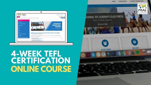 Intensive TEFL Course Online | Level 5 Accredited | 4 Weeks