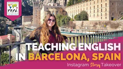 Day in the Life Teaching English in Barcelona Spain with Meagan Fink