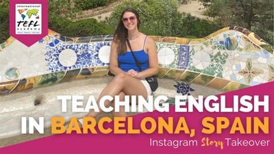 Day in the Life Teaching English in Barcelona, Spain with Justine Stroemer