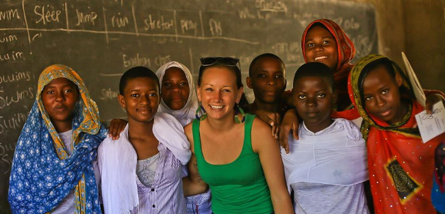 An English Teaching Volunteer in Africa
