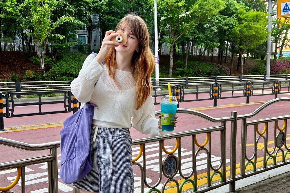 TEFL student Kendall Lisa in Dongtan, South Korea