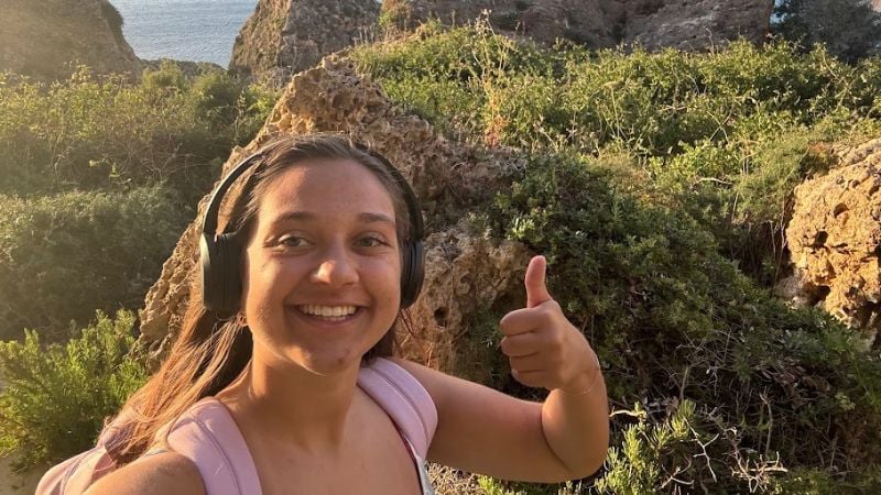 Miranda living in Spain while teaching English abroad